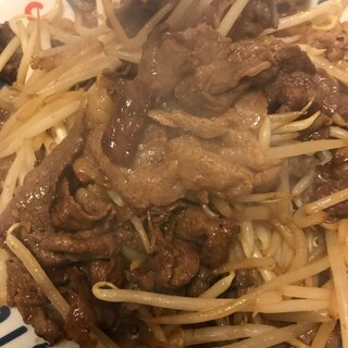 肉もやし炒め　うまい